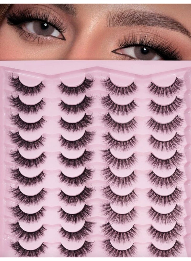 Shein MagiFly 20 Pairs Assorted Thick Curly Fluffy Eyelashes - Image 1